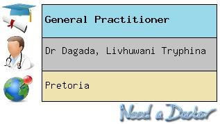 Dr Dagada Medical Practitioner - Doornpoort