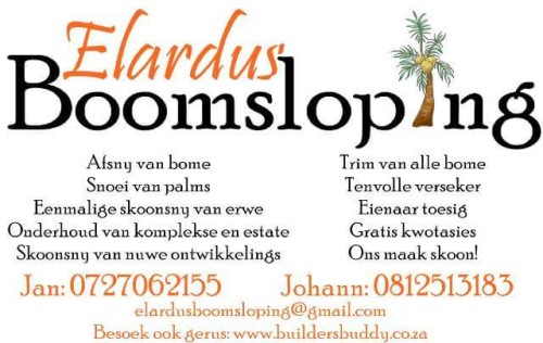 Elardus Boomsloping - Pretoria